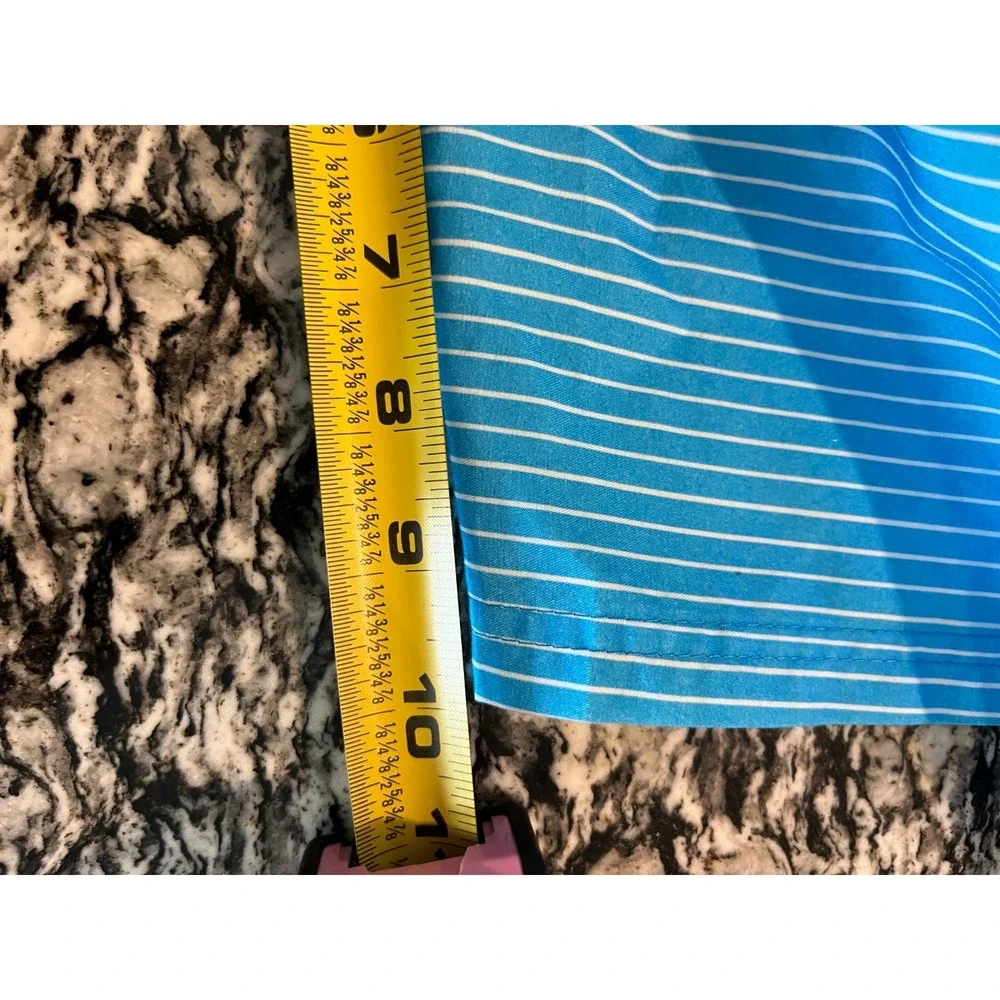 ZeroXposur Epic Board Shorts Boys XL(18-20) Blue Striped Skate Surf Swim‎ Wear